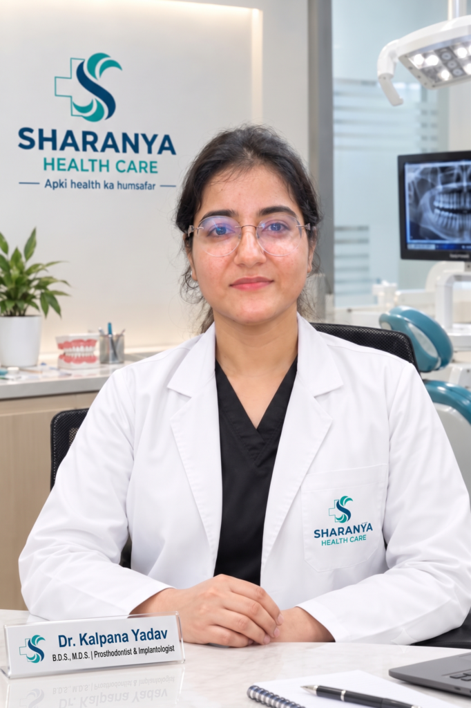 Dr. Kalpana Yadav, prosthodontist at Sharanya Dental, Janakpuri